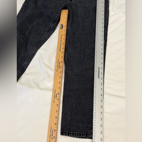 Everlane 90s Cheeky Jean Size 25 Ankle Black Organic Cotton Straight Leg Denim - Picture 9 of 16